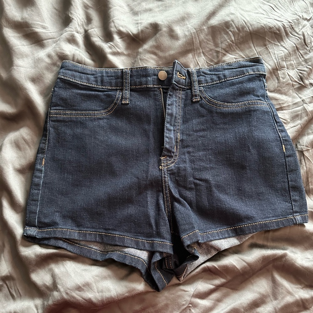 Denim Shorts High Waisted